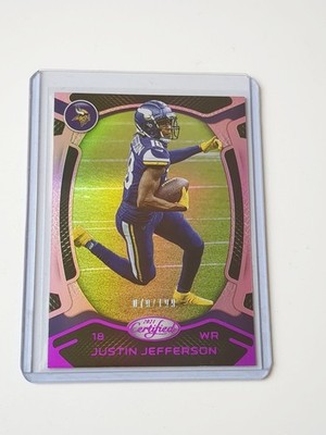 Panini Certified 2021 Justin Jefferson Vikings Mirror Pink NFL /199
