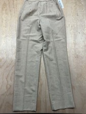 Pendleton Women  s Sz 6 100 Virgin Wool Tan Career Pants NEW Lined