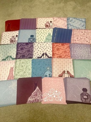 72 Square 6x6 Deco Lady Toppers For Handmade Card Making, Scrapbooking 