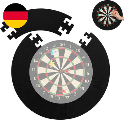 Dart Surround, 5-Teiliges Dartscheibe Schutzring, Dart Wandschutz, Leicht & Gerä