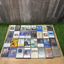 Vintage Cassette Tape Lot of 32 Country Gospel Easy Listening Tested Working