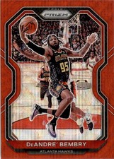 2020-21 Prizm Basketball Prizms Ruby Wave Parallel Singles - You Choose
