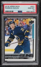 2018-19 Upper Deck Young Guns Rasmus Dahlin #201 PSA 10 GEM MT 0i6