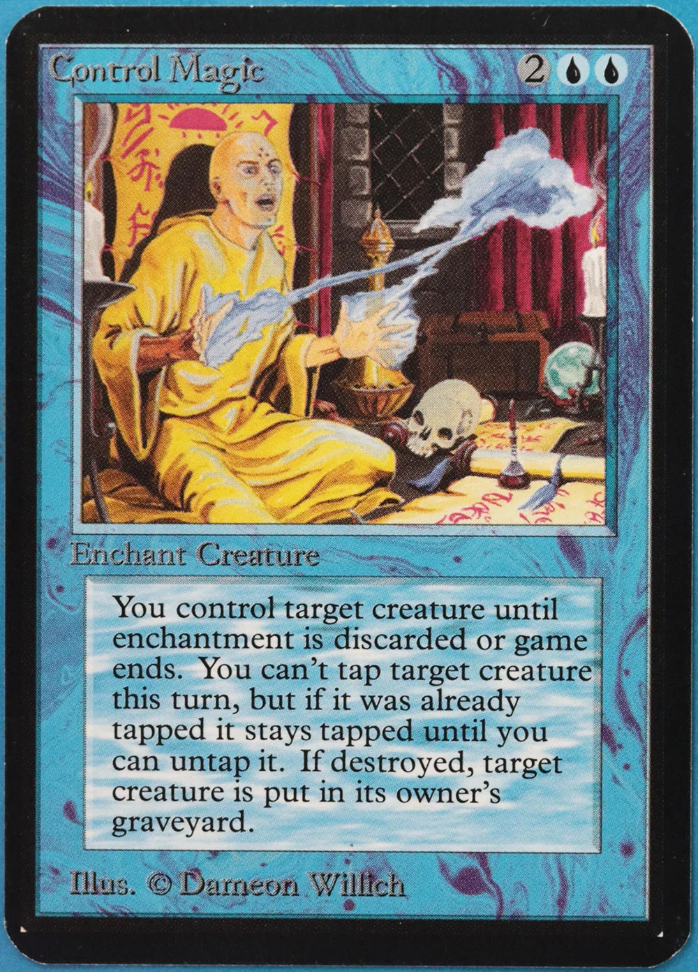 Control Magic Alpha NM Blue Uncommon MAGIC GATHERING CARD (ID# 528430) ABUGames