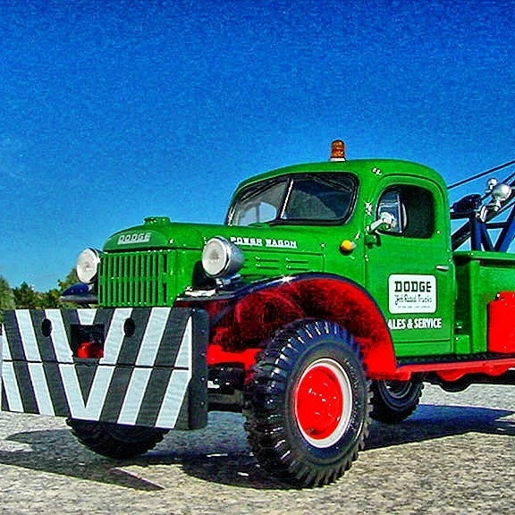 Dodge Sale & Service Power Wagon Tow Truck RARE First Gear FG 19-2476 MIB - Image 3 of 4