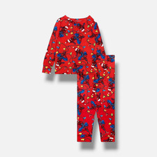 Marvel Baby Boys Red Spiderman Christmas 2 Piece Pajamas Pants Top Size 2T