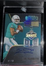 Panini 2020 Contenders Draft Class Tua Tagovailoa Rookie Auto /20 Miami Dolphins