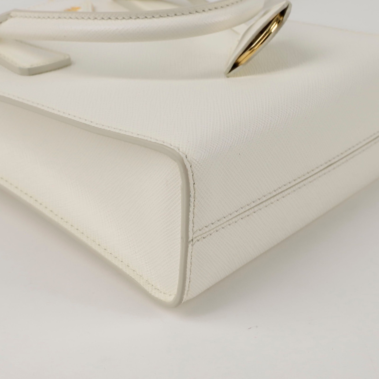 Prada 1BA358 Triangular Logo Mini Tote Shoulder B… - image 7