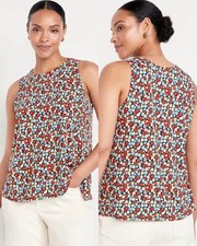 Camiseta sin mangas Old Navy para mujer de lujo sin mangas floral talla XS S M L XL XXL 2X