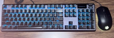SteelSeries Apex 5 (64532) Wired Keyboard and Rival 3 Mouse Combo Tested Works