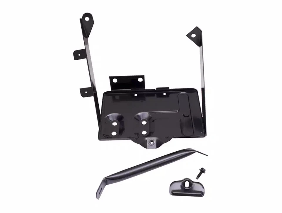 Rugged Ridge Dual Battery Tray Steel Black 11214.53 Fits 2007-2011 Wrangler JK Foto 3 de 3