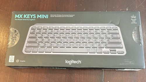 Logitech MX Keys Mini Kabellose Tastatur (Graphit), Englisch - USA - Bild 1 von 6