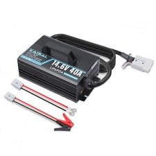 12V 40A Smart Fast Lithium Battery Charger 14.6V LiFePO4 Battery Charger RV Boat