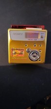 Sony Walkman MZ-N505 Gold MiniDisc Recorder USB Digital Mega Bass G-Protection