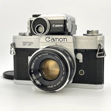 Canon FP 35mm SLR Film Camera /Lens FL 50mm 1:1.8 /FP Meter Excellent+4 From JP