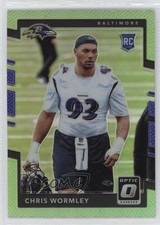 2017 Donruss Optic Rookies Lime Green Prizm Chris Wormley #143 2y0