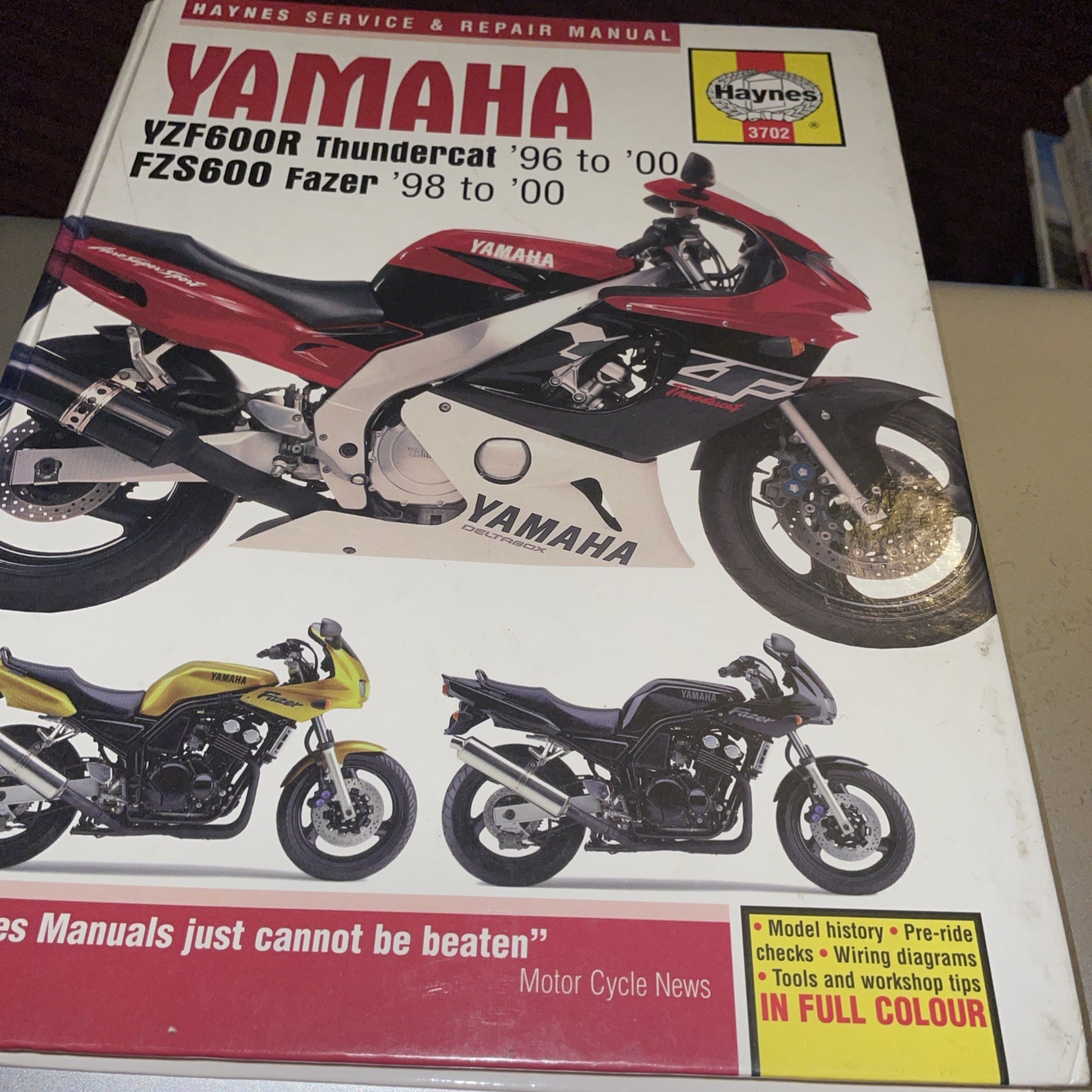 Yamaha YZF600R Thundercat and FZS Fazer Service... by Coombs, Matthew Board book