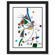After Joan Miro- Lithograph on light wove paper "Maravillas con variaciones acro