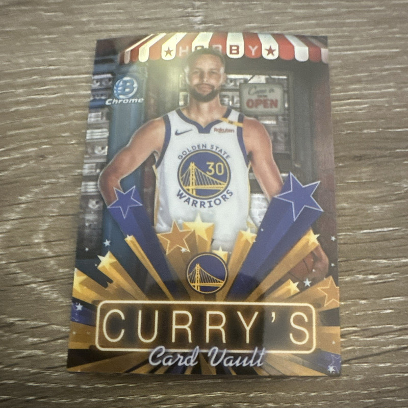 Topps 2025-26 Bowman Hobby Stars Stephen Curry Golden State Warriors #HS-2