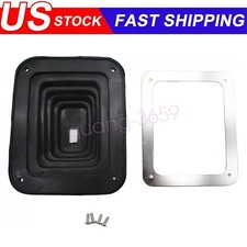 Quality Small Rubber Shifter Boot Kit Universal With Chrome Plate 5-58 X 6-34 Quality Small Rubber Shifter Boot Kit Universal With Chrome Plate 5-58 X 6-34