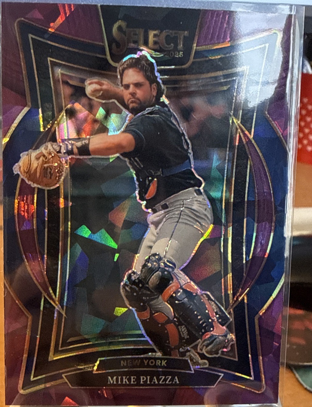 2025 Panini Select - Concourse Mike Piazza #43 Purple Ice Prizm /175