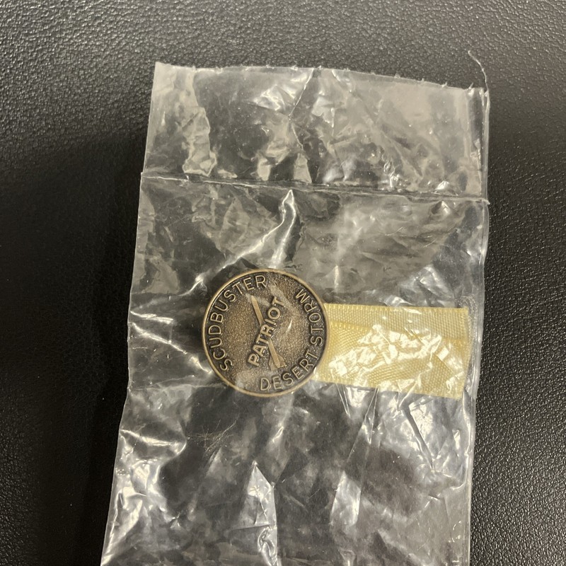 Desert Storm Scudbuster Pin From Raytheon Industries