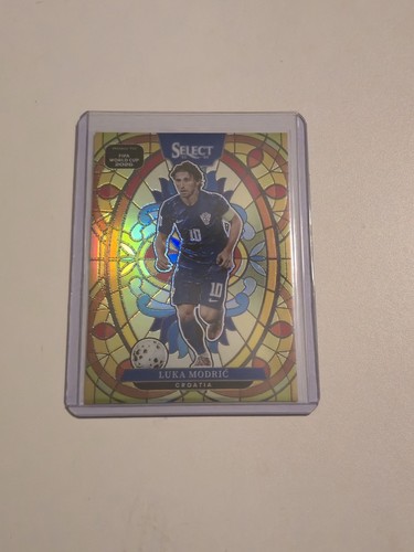 Luka Modric #13 2025 Panini Select Road to FIFA Stained Glass card