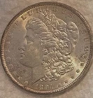 1891 P Morgan nice & bright BU brilliant & shiny free shipping Sigma tested ++