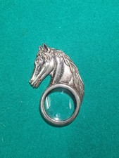 Loupe de bureau vintage tête de cheval