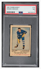 1951 Parkhurst Howie Meeker Rc Rookie #72 PSA 7 NM