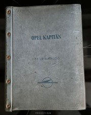 Originaler Opel Kapitän P 1958 -1963 Teilekatalog, deutsche Ausführung