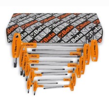 CHIAVI TORX MASCHIO PIEGATE CON IMPUGNATURA BETA 97TTX/S6