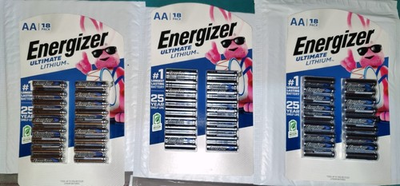 #ad Energizer Ultimate Lithium 18 AA Single Use Batteries NEW Fresh $24.50