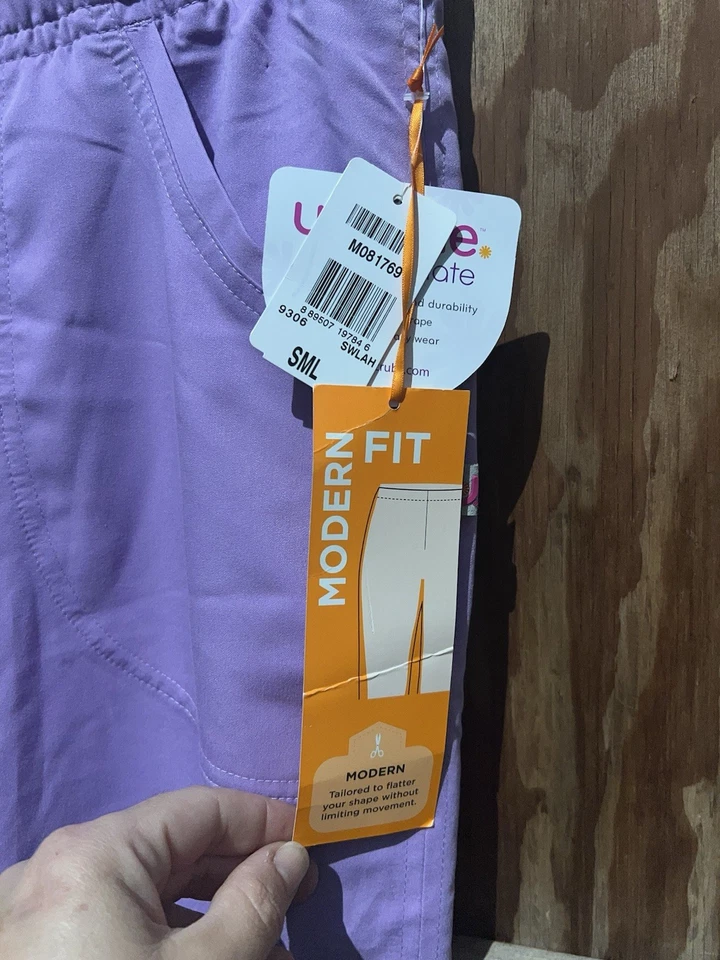 Pantalones Médicos Urbane Ultimate Calce Moderno Para Mujer Nuevos 9306 Lila Foto 2 de 4