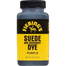 Fiebing's Purple Suede Dye 4 oz Recolor, Brighten Restore Suede Roughout