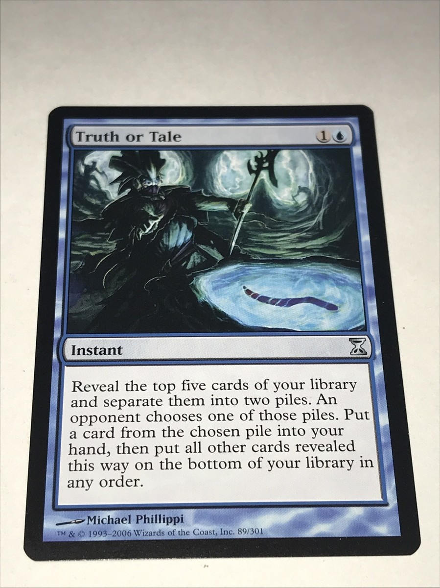 TRUTH OR TALE Magic the Gathering Card | eBay