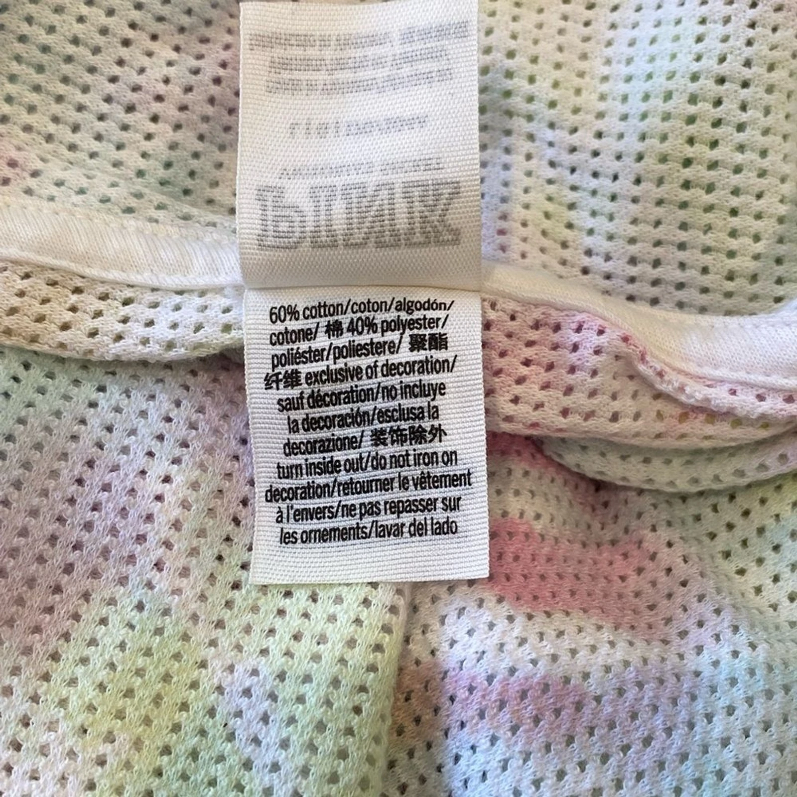 UNDERCOVER Felpa con cappuccio pullover maglia VS PINK taglia grande tinta unita arcobaleno