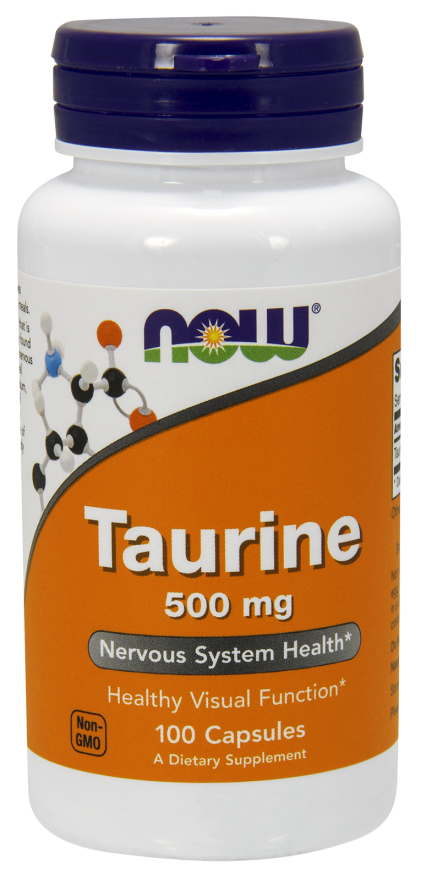 Taurine - 100 caps (500mg) - NOW Foods