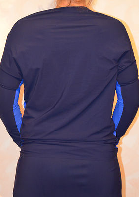 Tunique Manches Longues Marithé François Girbaud Taille 40 Bleu Bicolore - Neuf Avec étiquettes
