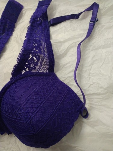 Body Jewels Reggiseno Push Up 34B Viola Viola Nuovo con etichette Nuovo - Foto 2 di 7