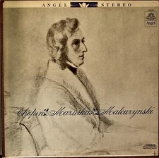 CHOPIN: Fifteen Mazurkas-M1963LP MALCUZYNSKY ANGEL BLUE LABEL