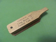 Vintage Lynch Turkey Call Long Beard Model number 150