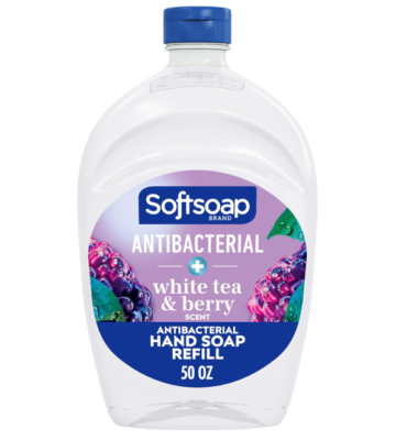 #ad Softsoap Antibacterial Liquid Hand Soap Refill White Tea Berry Scented Hand Soap $9.65