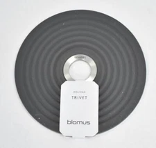 Blomus Oolong Trivet Pot Pan Coaster Dark Gray Magnet 14cm Silicone 63778