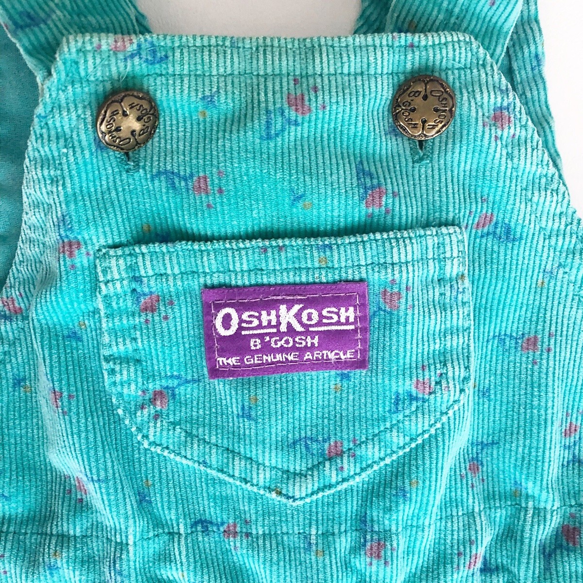 oshkosh ストライプ　コーデュロイ OSHKOSH コーデュロイ サロペット 100cm