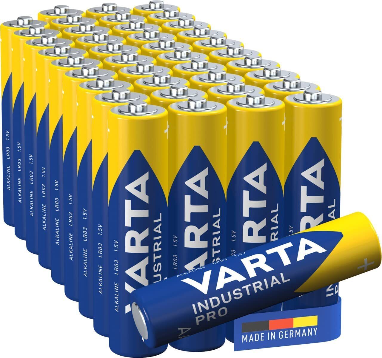 VARTA Power Batterien PRO AAA Micro Alkaline NEU aus 2024 Haltbar bis 2032