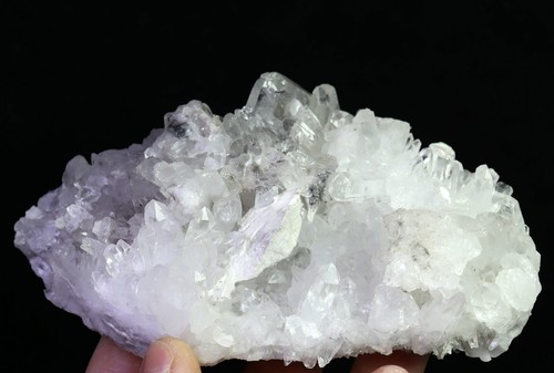 390g natürliche schöne klare Quarz Kristall Cluster Punkt Probe Reiki Heilung - Bild 11 von 12