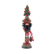 Kurt Adler 19.5-Inch Hollywood Cardinal in Tree Hat Nutcracker 19.5 Red