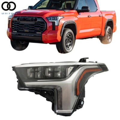 For 2022-2023 Toyota Tundra Headlights Headlamps W/o Auto Leveling Left Side