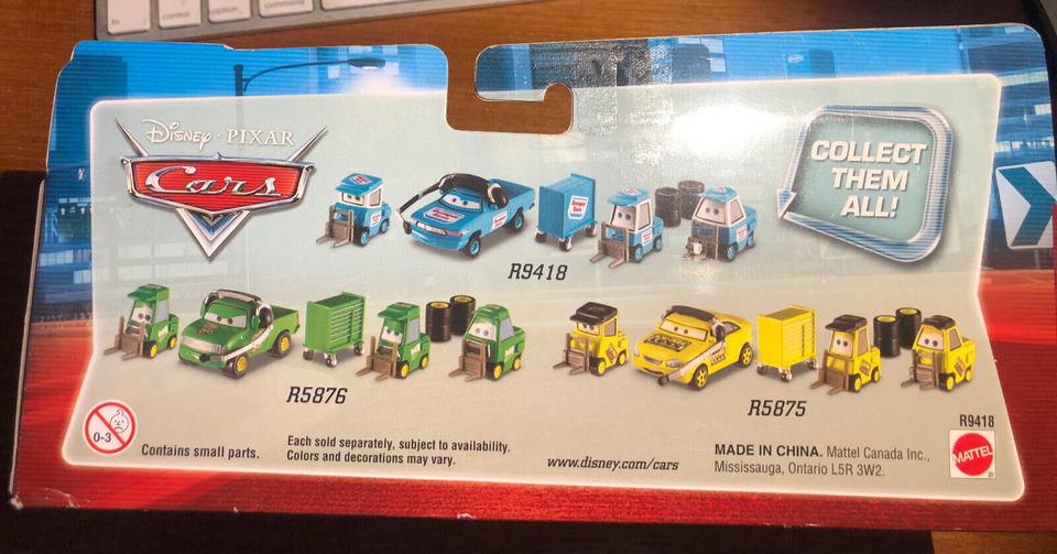 Disney Pixar Car Team Bumper Save Crew Piston Cup Night Chief Pitties